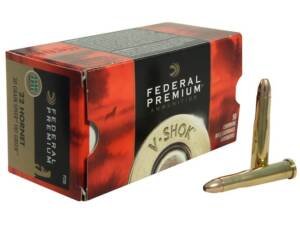 Federal Premium Varmint Ammunition 22 Hornet 30 Grain Speer TNT Green Hollow Point Lead-Free  500 rounds