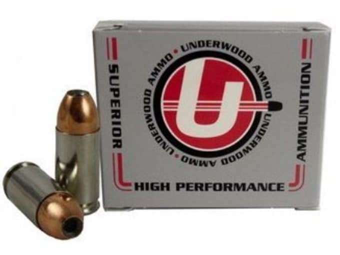 Underwood Ammunition 9mm Luger +P+ 115 Grain Jacketed Hollow Point 500 round