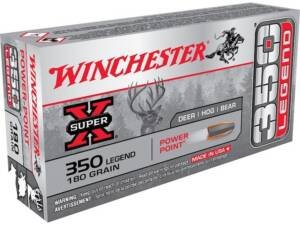 Winchester Super-X Ammunition 350 Legend 180 Grain Power-Point 500 round