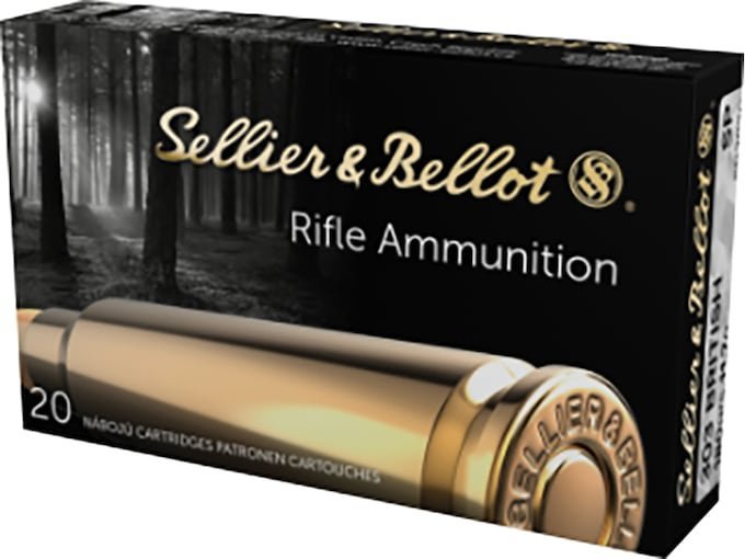 Sellier & Bellot Ammunition 303 British 180 Grain Jacketed Soft Point 500 rounds