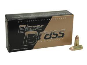 Blazer Brass Ammunition 9mm Luger 115 Grain Full Metal Jacket 1000 round