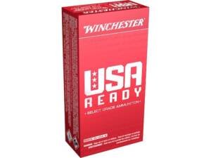 Winchester USA Ready Ammunition 9mm Luger 115 Grain Full Metal Jacket Flat Nose 1000 round