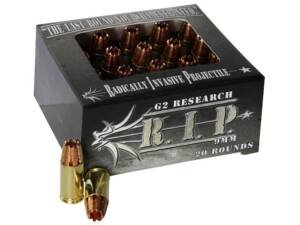 G2 Research R.I.P. Ammunition 9mm Luger 92 Grain Radically Invasive Projectile Fragmenting Solid Copper Lead-Free 500 round