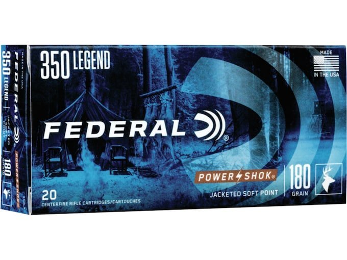 Federal Power-Shok Ammunition 350 Legend 180 Grain Soft Point 500 rounds