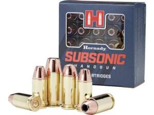 Hornady Subsonic Ammunition 9mm Luger 147 Grain XTP Jacketed Hollow Point 500 round
