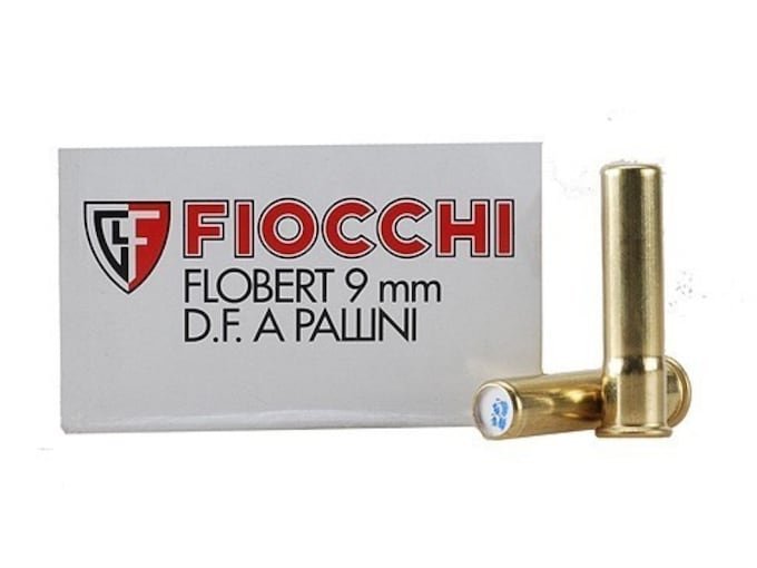 Fiocchi Specialty Ammunition 9mm Rimfire (Flobert) #8 Shot Shotshell 500 round
