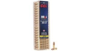 CCI Ammunition Mini-Mag .22 Long Rifle 36 grain Copper Plated Hollow Point Rimfire Ammunition 500