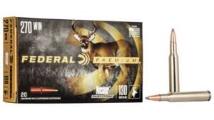 Federal Premium VITAL-SHOK .270 Winchester 130 grain Nosler Partition Centerfire Rifle Ammunition 500 ROUNDS