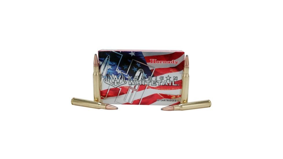 Hornady American Whitetail .270 Winchester 130 Grain Soft Point Centerfire Rifle Ammunition 500 ROUNDS