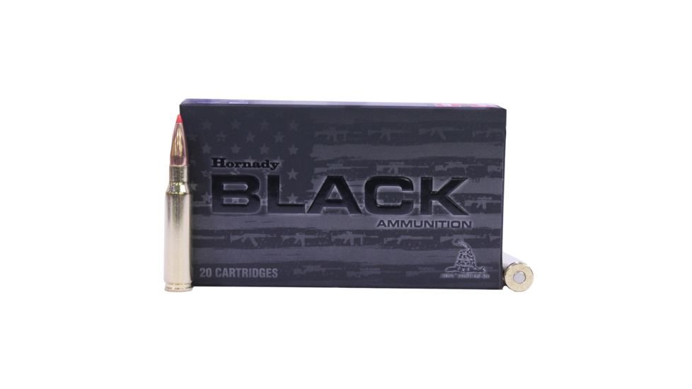 Hornady BLACK .308 Winchester 168 Grain A-MAX Centerfire Rifle Ammunition 80971 Caliber: .308 Winchester 500 RDS