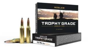 Nosler Trophy Grade .243 Winchester 85 Grain Partition Brass Cased Centerfire Rifle Ammunition 500 ROUNDS