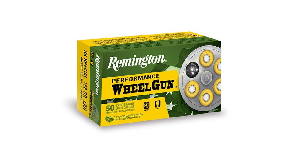 Remington Performance Wheelgun .38 S&W 146 Grain Lead Round Nose Centerfire Pistol Ammunition 22278 Caliber: .38 Special, Number of Rounds: 500